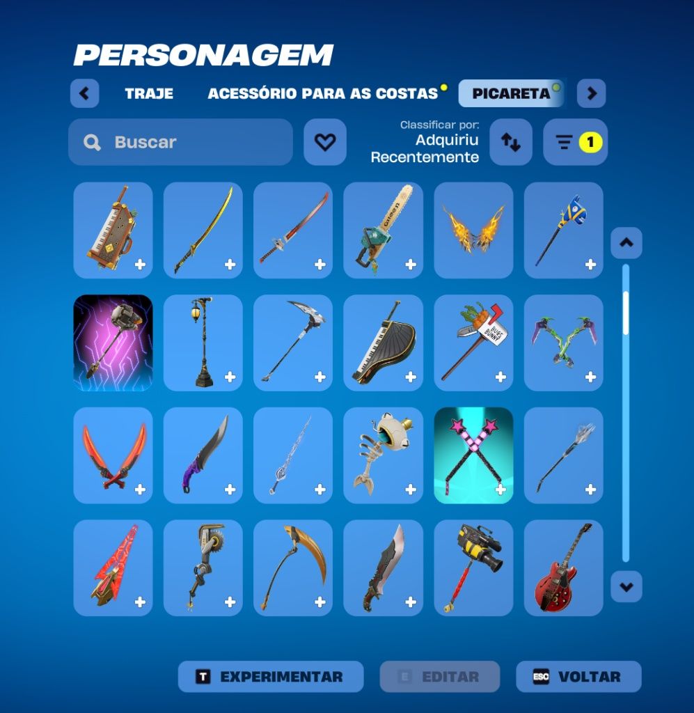 Conta Fortnite OG (175+ Skins | 253 Picaretas | 1.300 V-Bucks) - Cap 1 Sec 7, Mi