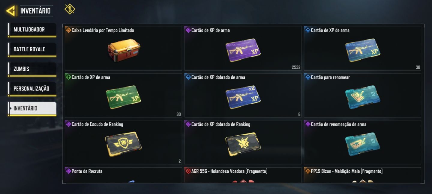 CONTA CODM LVL 45 | 100 CP | CARTÃO RENOMEAR NICK | SWITCH OURO
