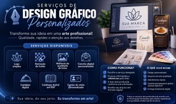 Serviços de Design Gráfico Personalizados