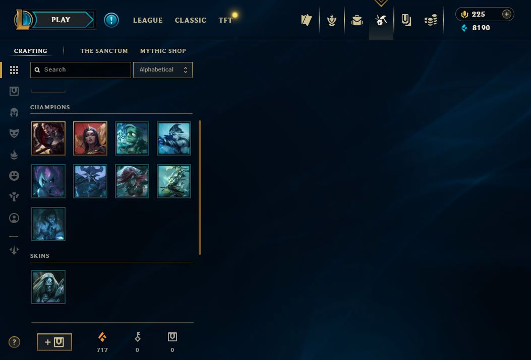 [Conta Smurf] Full Acesso - Esmeralda - 10 Skins - [Entrega automática]