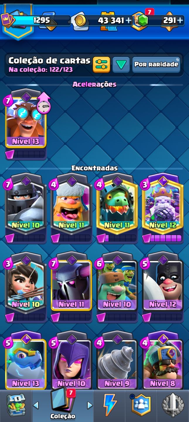 Conta Clash Royale - Preço Revenda arena 20 com herois metas
