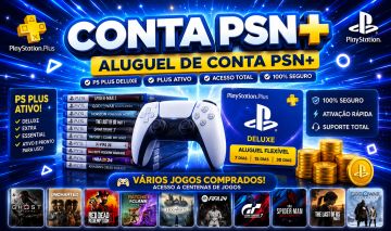 PSNPLUS ATIVO 218 DIAS+JOGOS COMPRADOS(CONTA PARA ALUGUE ACESSO NÃO VITALÍCIO