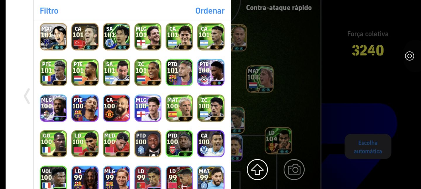 CONTA EFOOTBALL À VENDA 3240 DE FORÇA