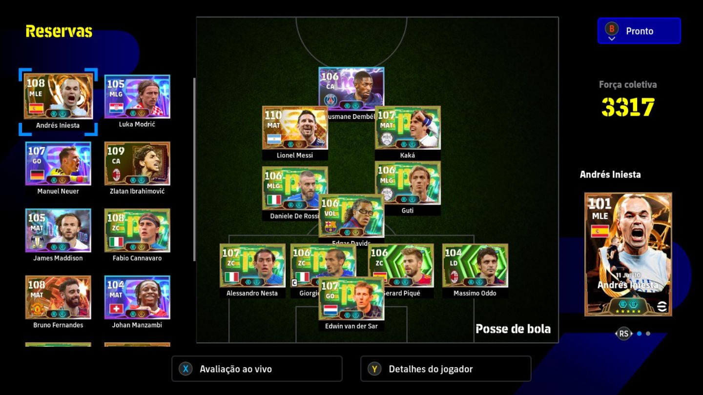 Conta do eFootball steam