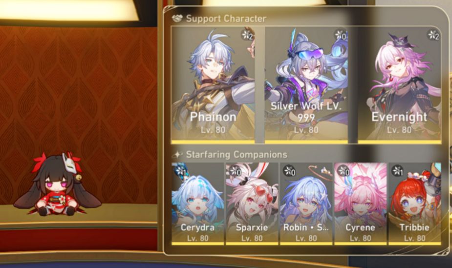 [54 5 estrelas] Conta Endgame (Phainon/Evernight/Silver Wolf PREMIUM)