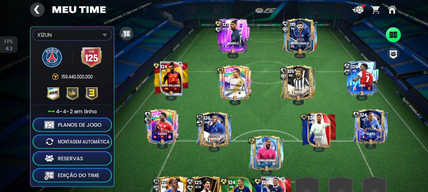 CONTA EA FC MOBILE GER 125 Via play games