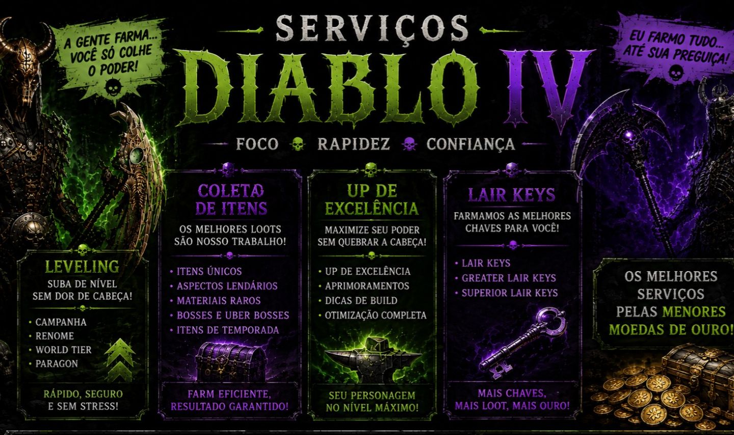 DIABLO IV - SERVIÇOS GERAIS