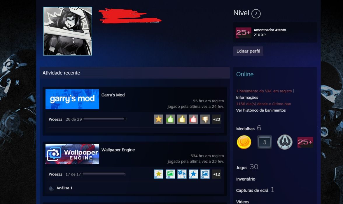 CONTA STEAM COM 30 JOGOS E F1 2024