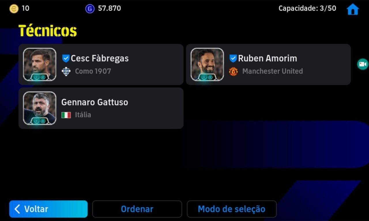 CONTA EFOOTBALL RARA! KAKA BUGADO + BAGGIO PRIME + CAFU + OSHIMEN E+++!
