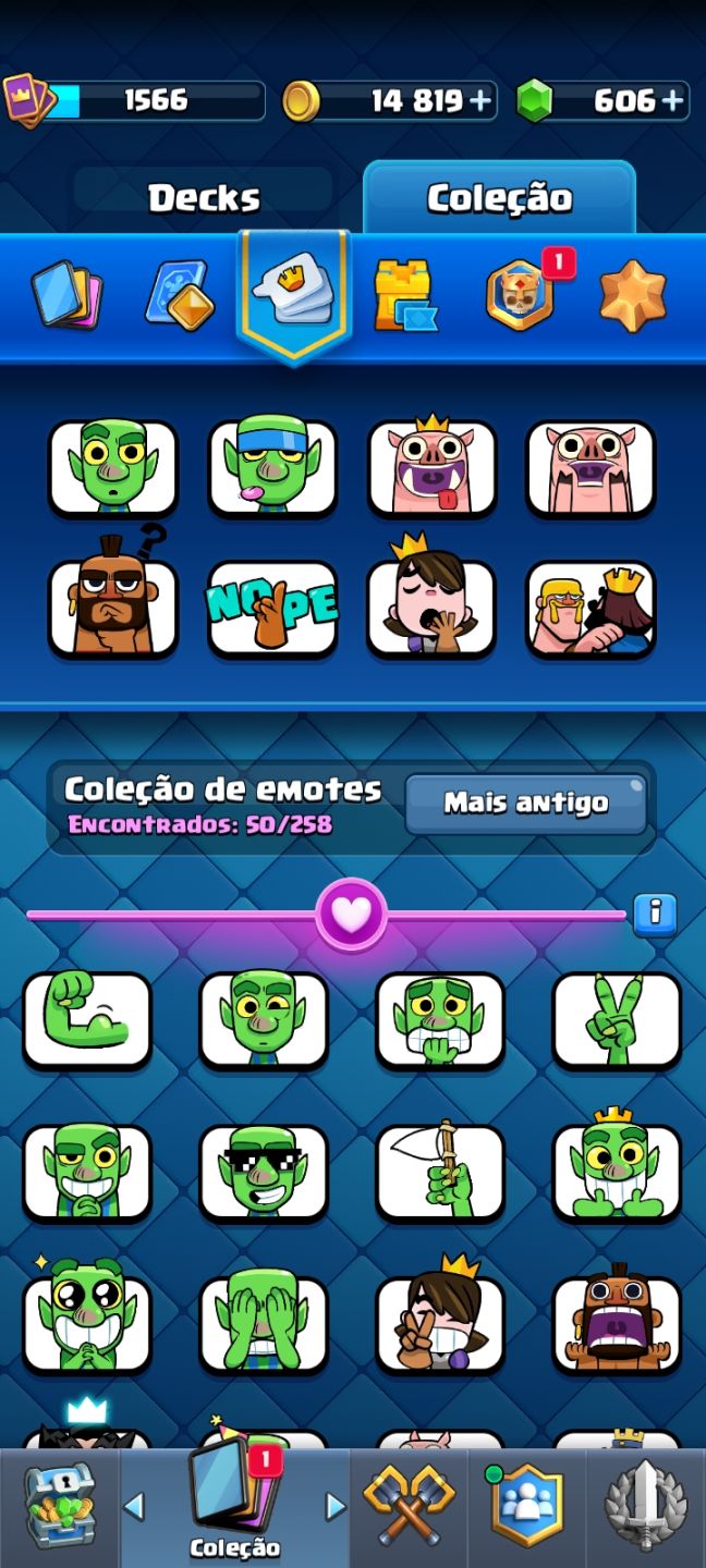 Conta Clash Royale 10478 Troféus ( Conta antiga com emblema de 9 anos )