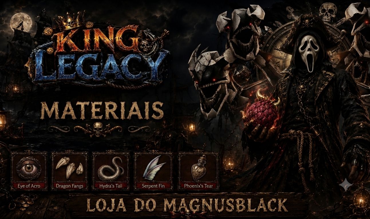 King Legacy MATERIAIS ( NÃO SÃO CONTAS)