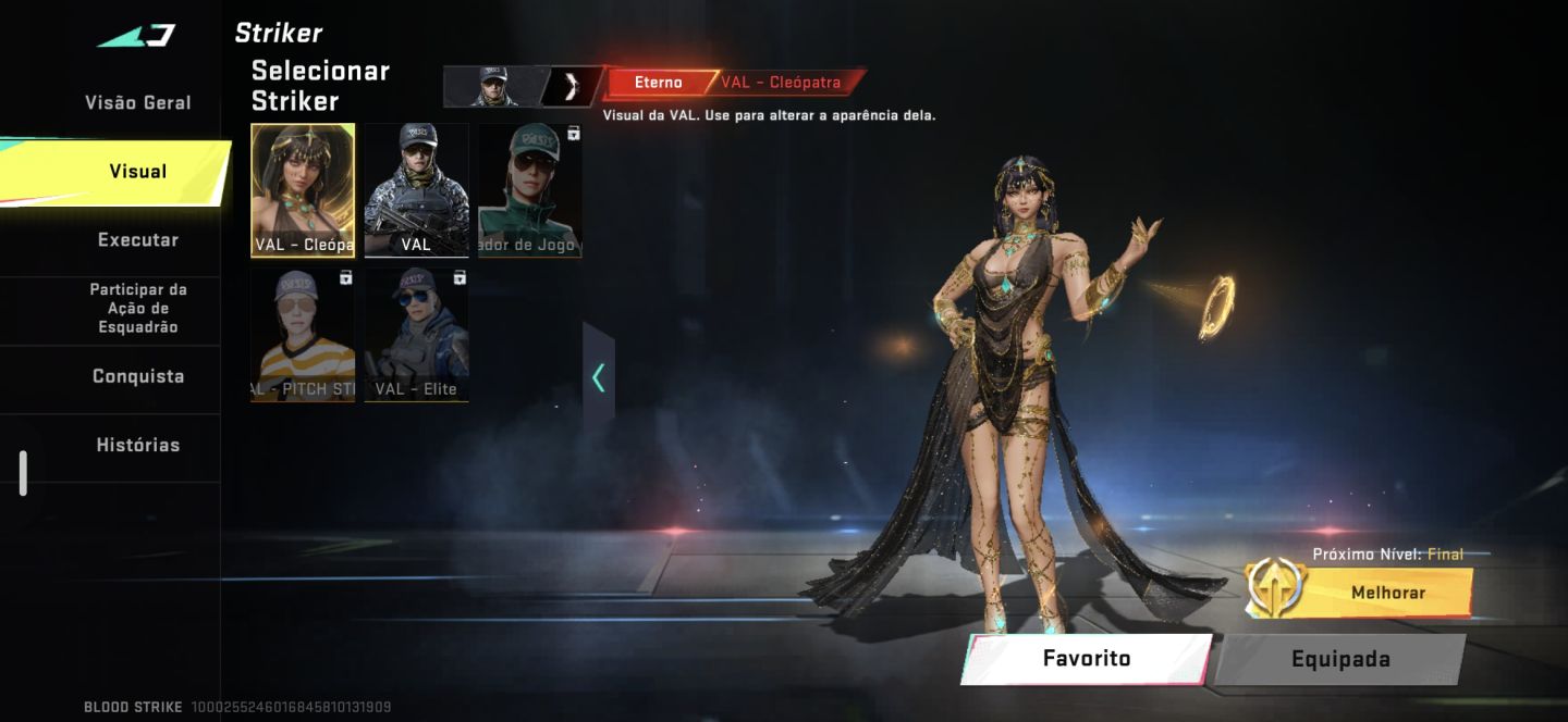 [Conta de Blood Strike] Com várias skins Eternas e Ultras
