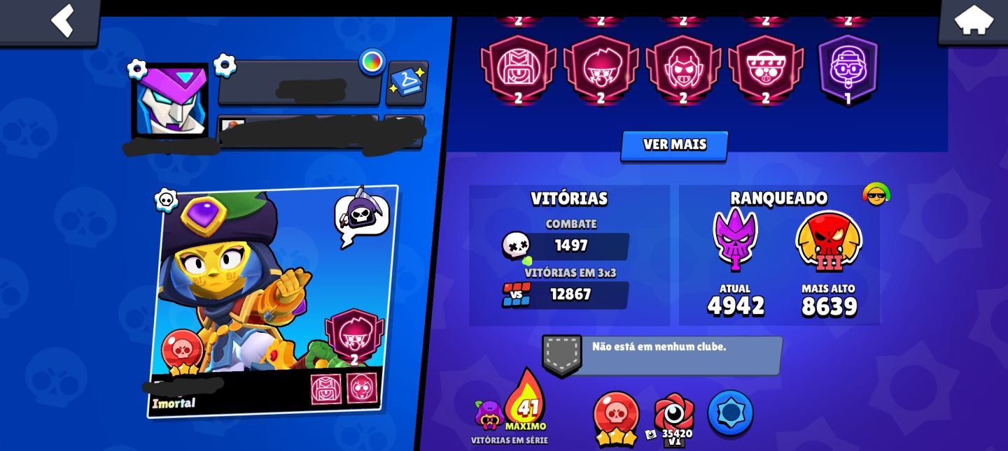 CONTA BRAWL STARS COMPLETA! 68K !VÁRIOS NÍVEL 11!! CONTA DE 2022! ! MUITAS SKINS