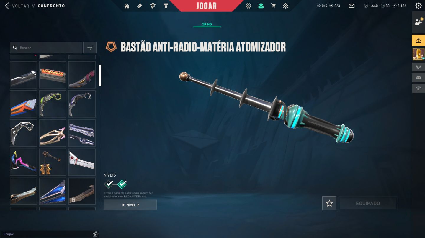 Conta Valorant com mais de 70 skins COMPRADAS