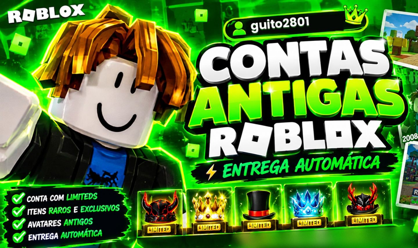 Contas Antigas Roblox | Offsales, RAP, Limiteds | Contas