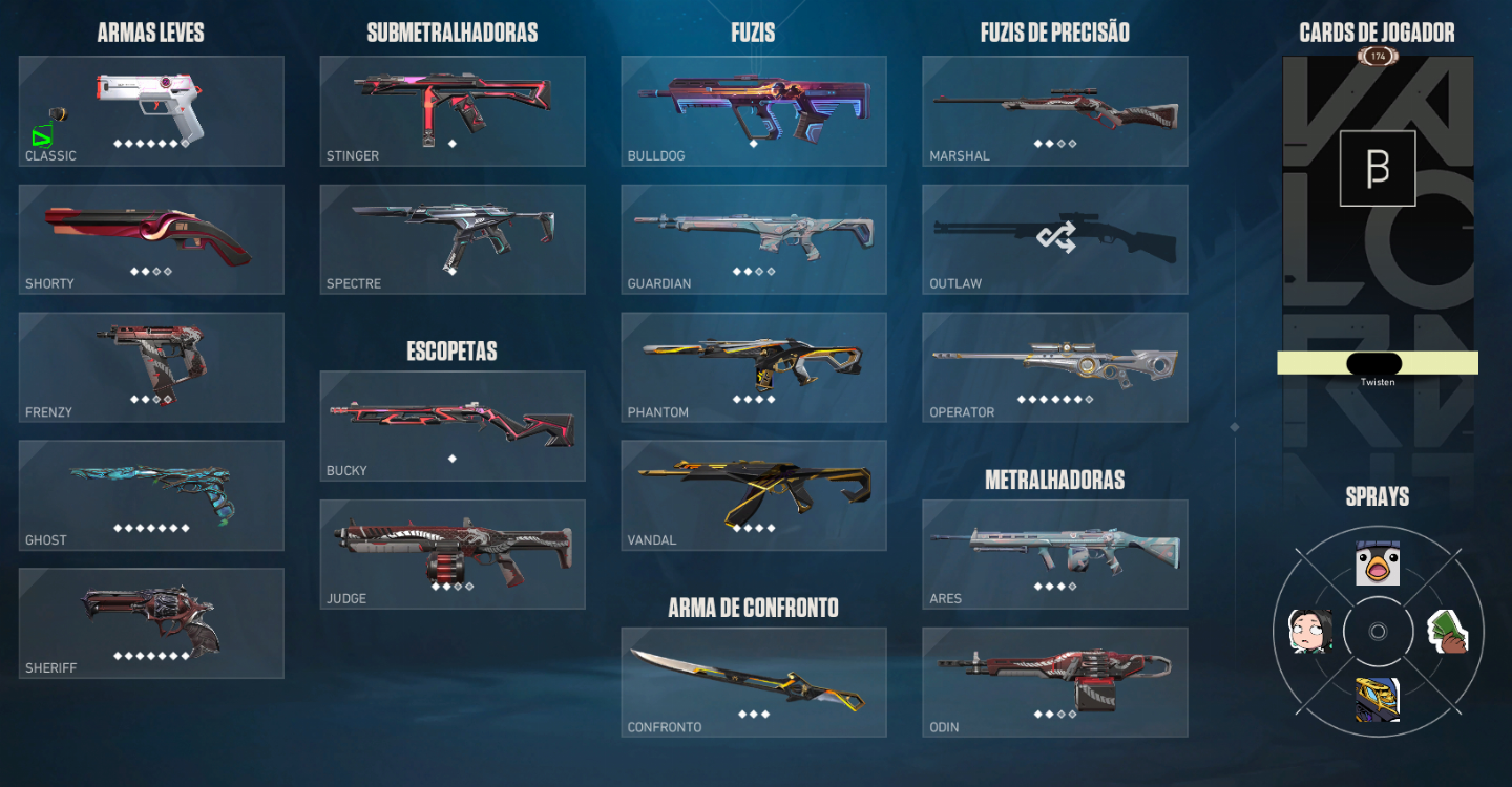 Conta Valorant Champions e raridade