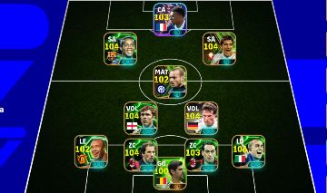 Conta de efootbol rara com Ronaldinho e etc