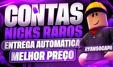 CONTAS COM NICKS RAROS ROBLOX-ANTIGAS MENOR PREÇO![ENTREGA AUTOMATICA] BRINDE