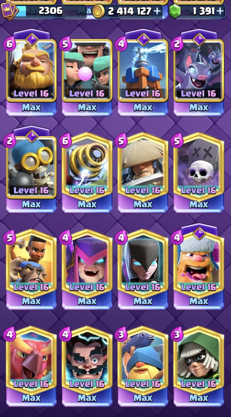 Conta Clash Full Max (todas as cartas/evos/heroi)
