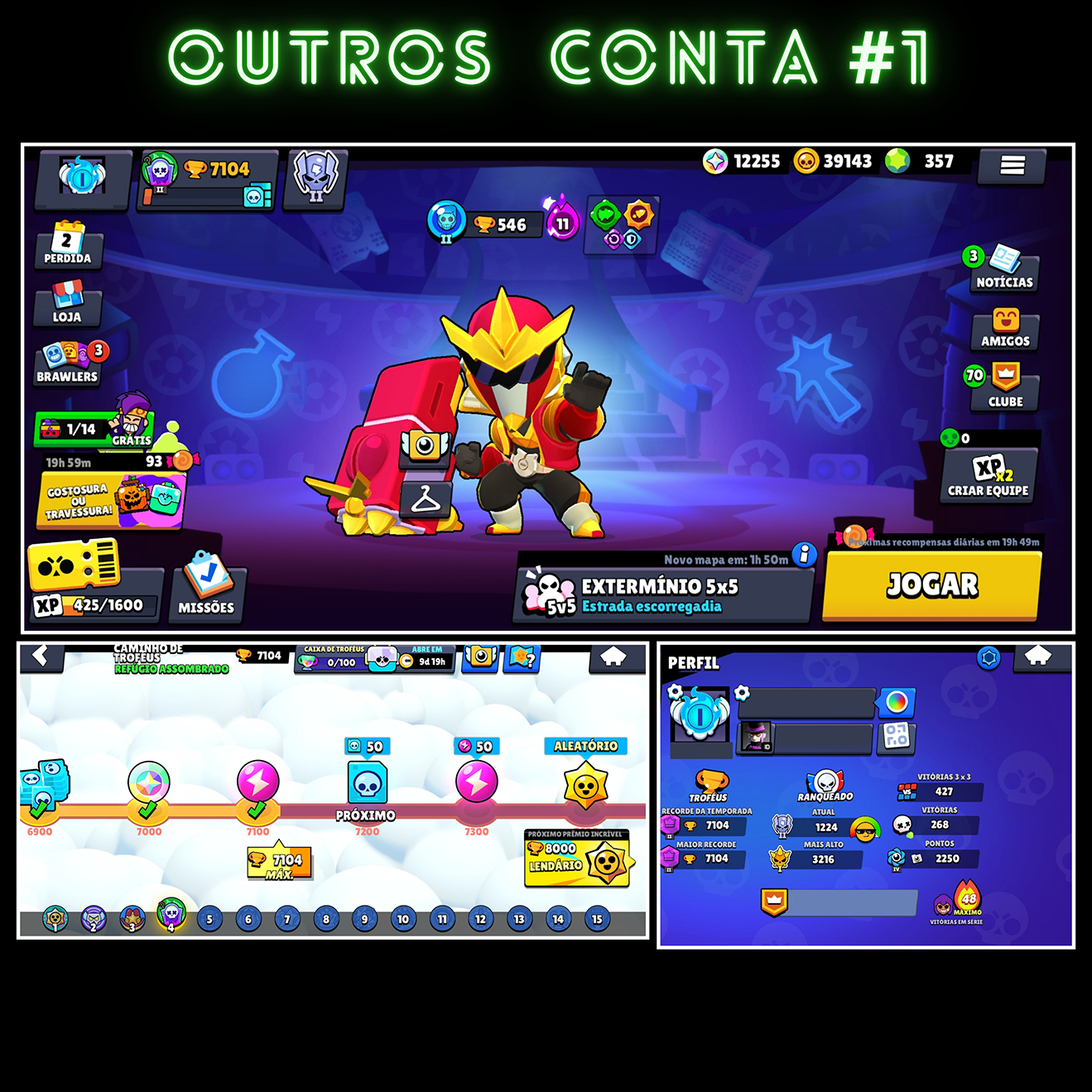 Contas Brawl Stars