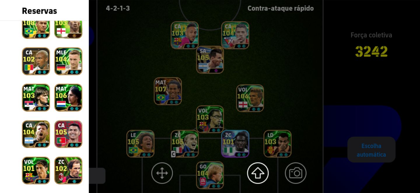 CONTA EFOOTBOL TOP