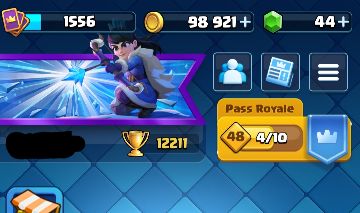 Conta Clash Royale, 12k de troféus, 20 evoluções e torre do rei nível 16