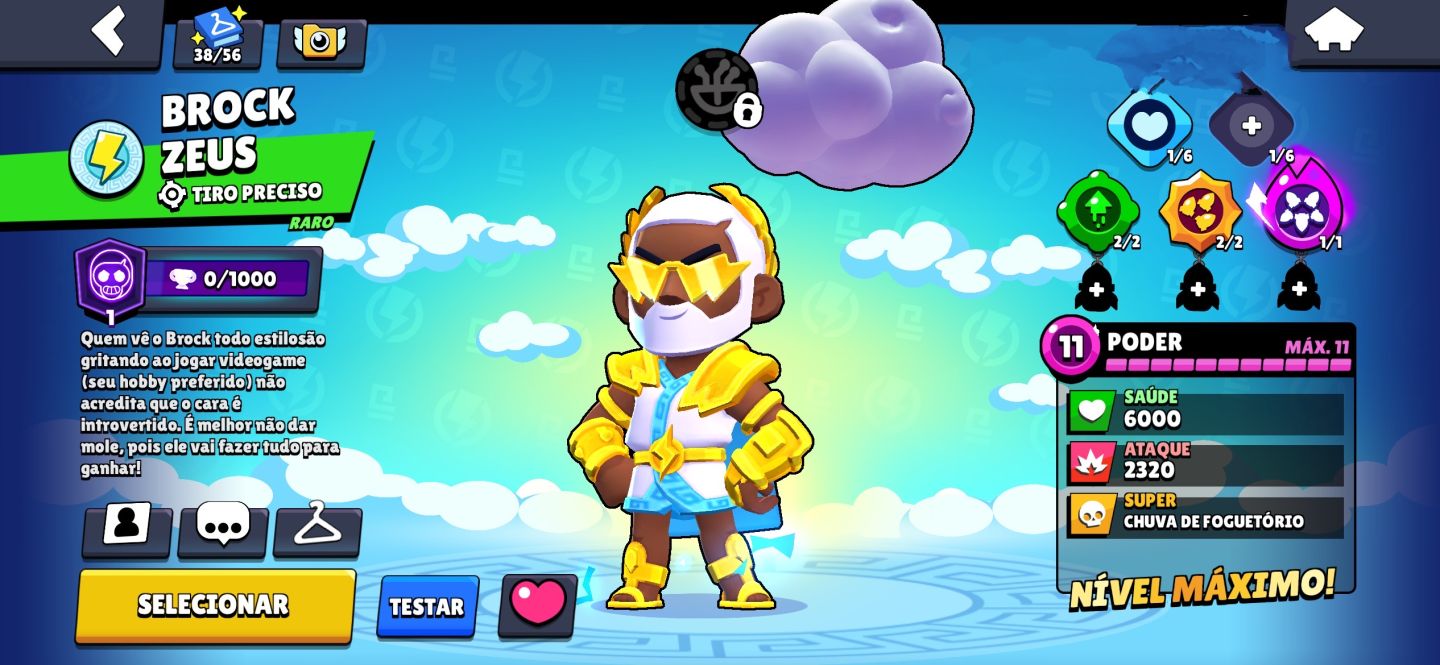 Essa conta muito boa de brawl stars conta full