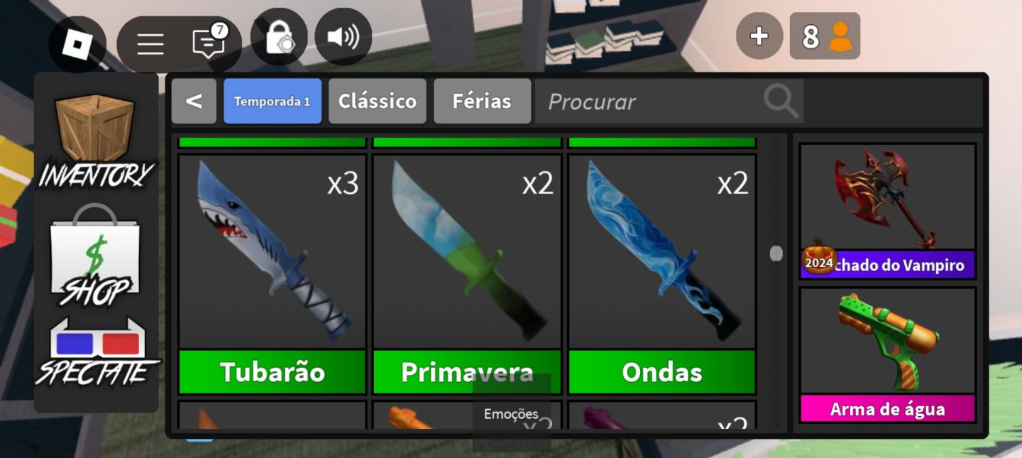 Facas comuns mm2