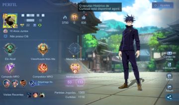 CONTA MOBILE LEGENDS