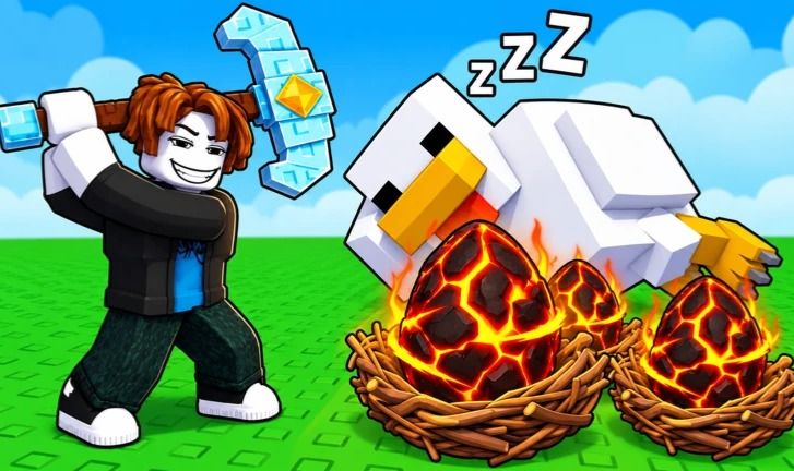 Break And Steal An Egg /Quebrar e Roubar um Ovo (MELHORES PETS DE 600B/S a 1T)