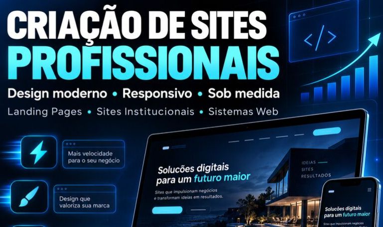 CRIO SITES E APPS PROFISSIONAIS E RESPONSIVOS | DESENVOLVIMENTO WEB