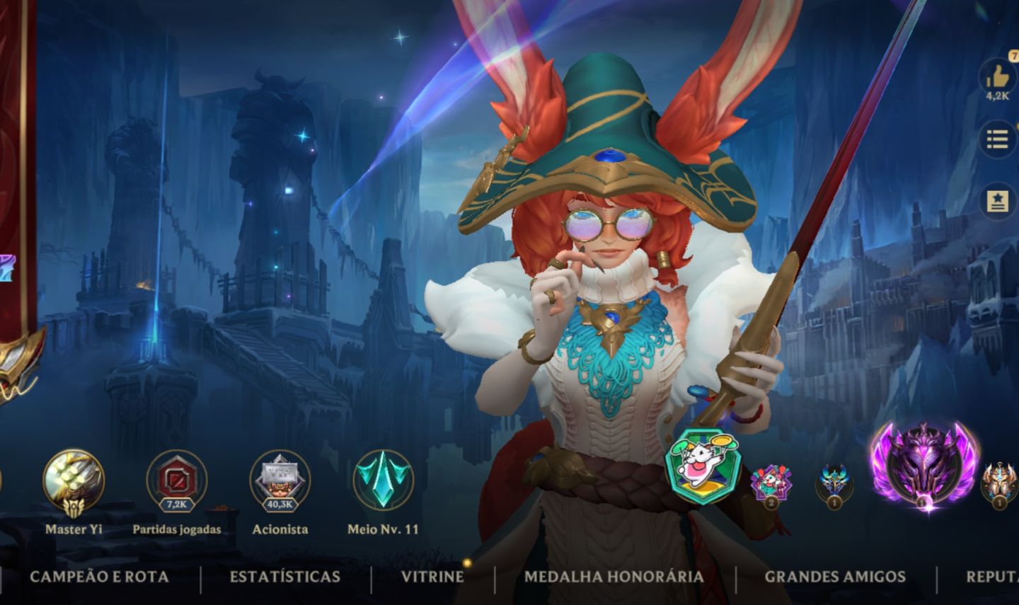 Conta de wild rift/todos campeões/ 201 skin/ 1 vez desafiante