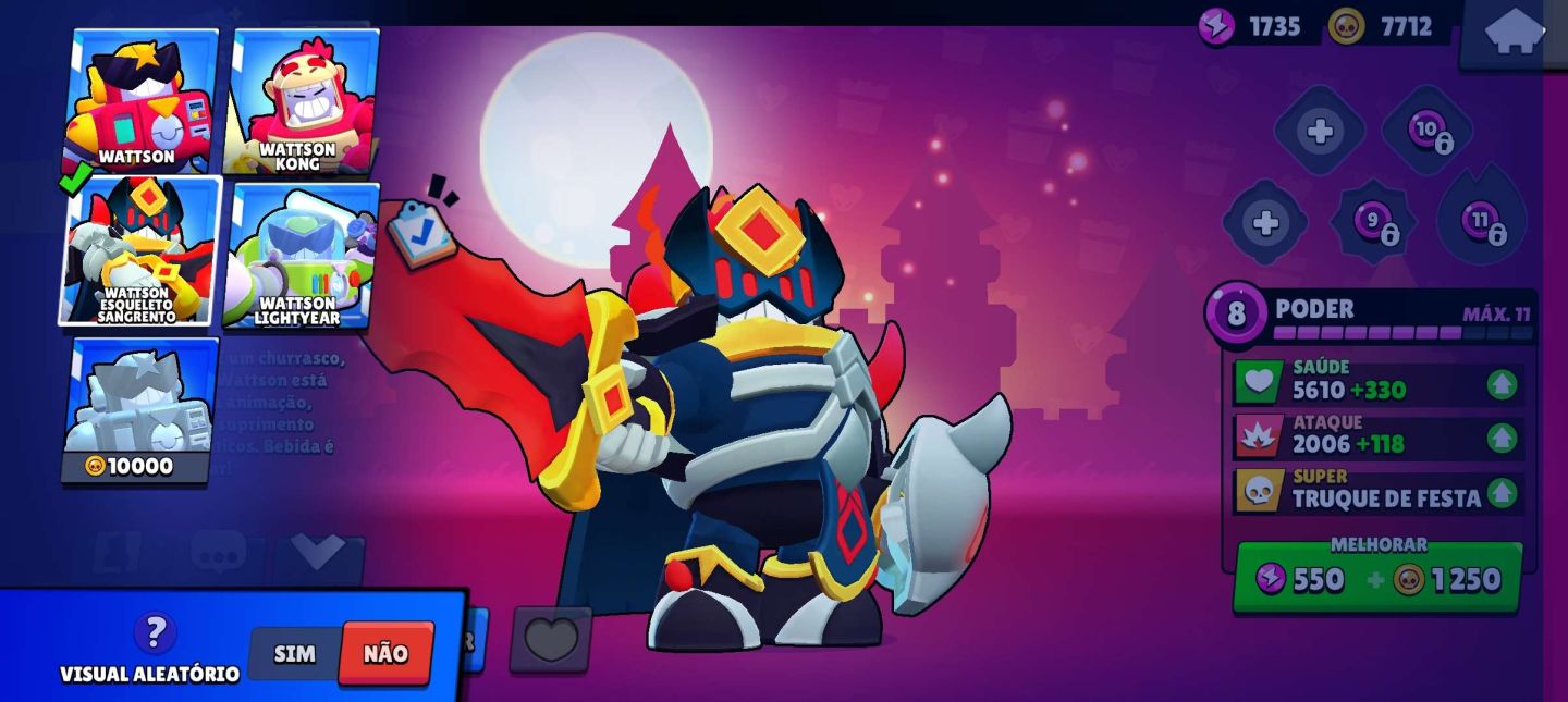 BRAWL STARS 75 BRAWLERS | NÍVEL 101 | 17.750 TROFÉUS | 9 LENDÁRIOS | 166 SKINS
