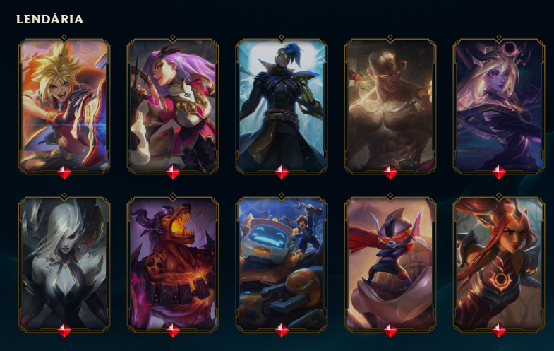 Conta League of Legends - 100% alterável - Rammus Rei, Kayle Juíza etc
