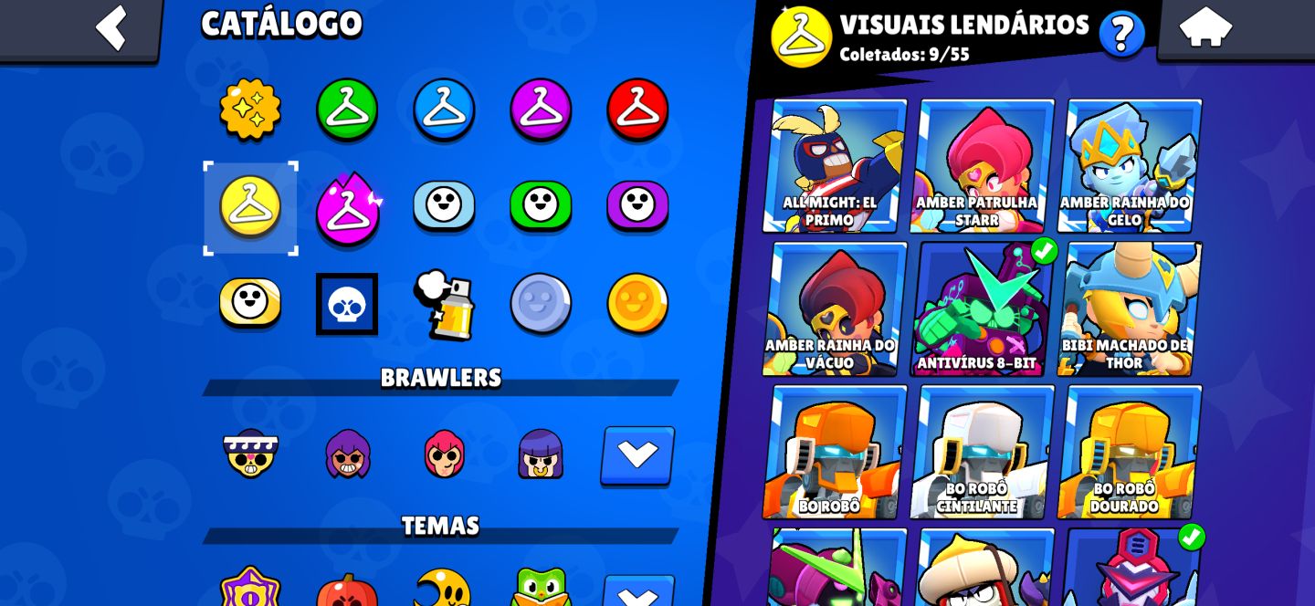 Conta Brawl Stars Fama alien semi full