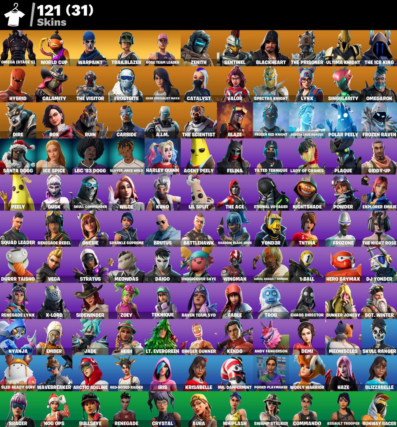 CONTA FORTNITE 2018/19 RARA 115+ SKINS S4/C1 E SALVE O MUNDO FUNDADOR