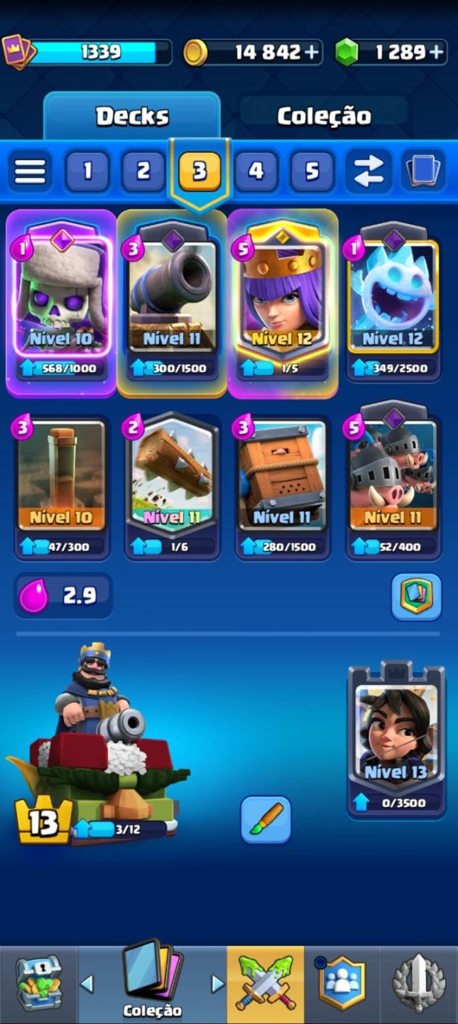 CONTA DE CLASH ROYALE 7K DE TROFÉUS