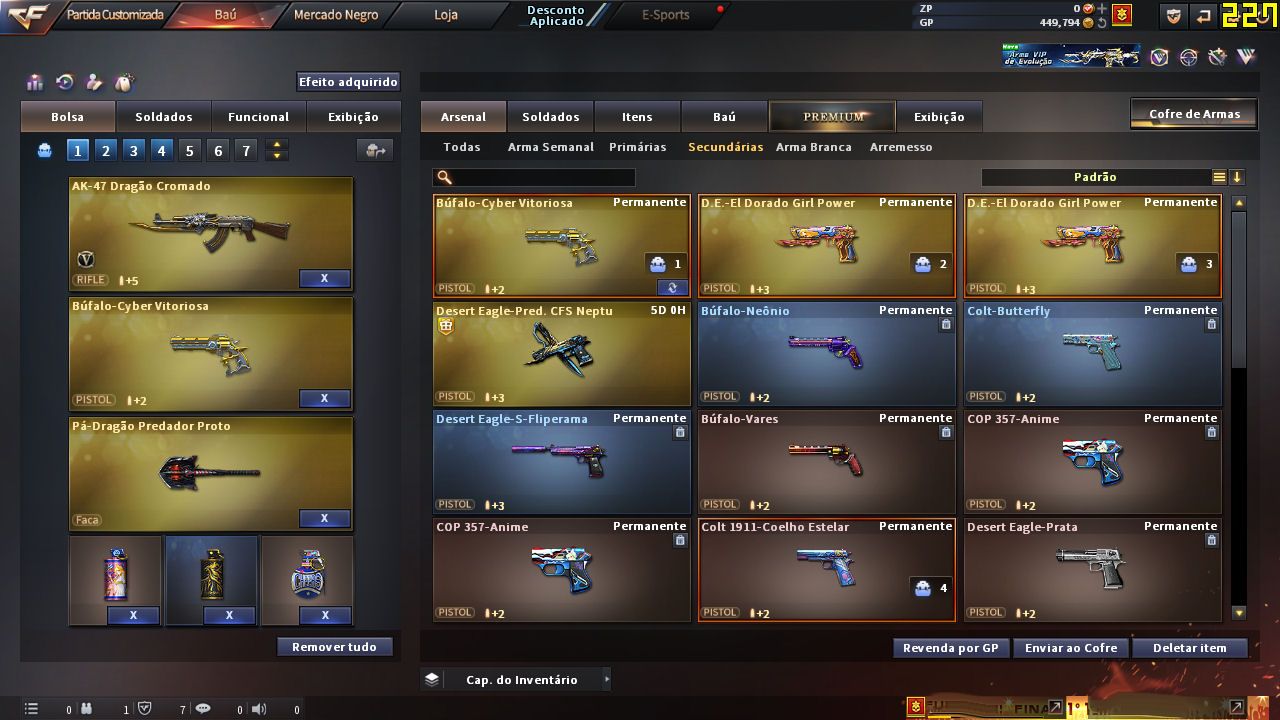 CONTA CFAL 13ANOS GENUINA ITENS RAROS - COD MIZKI