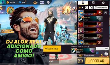 CONTA EXCLUSIVA | DJ ALOK ADICIONADO COMO AMIGO | SOMBRA ROXA | 4 EVOLUTIVAS