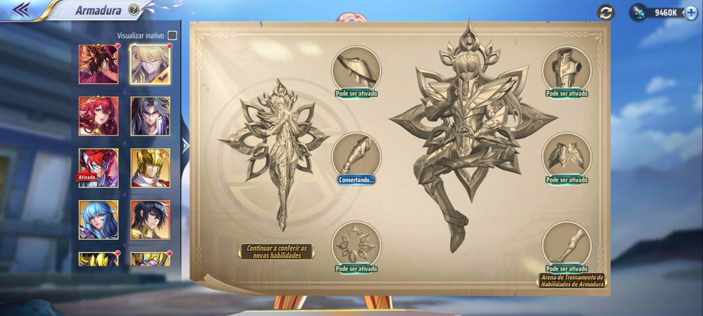 CONTA SAINT SEIYA AWAKENING