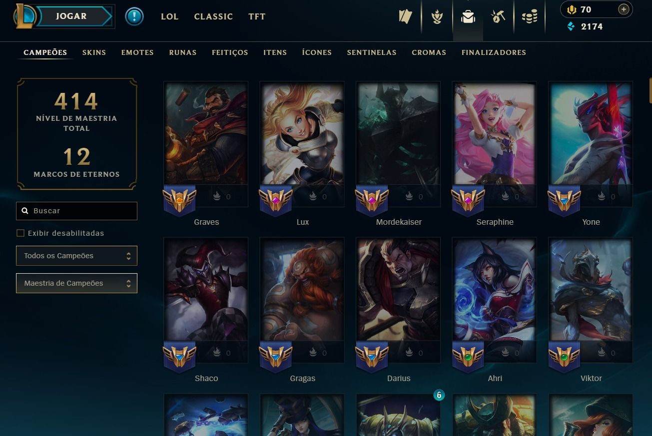 Conta de 2018 - 95 Skins - Lvl 192 - 147 Campeões - 45 Baús - 8 Cromas