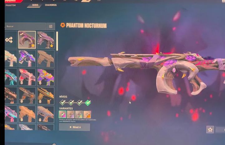 CONTA VALORANT MUITAS SKINS