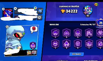 Conta brwal stars 99 brwalers 26 nos 1k tem passe