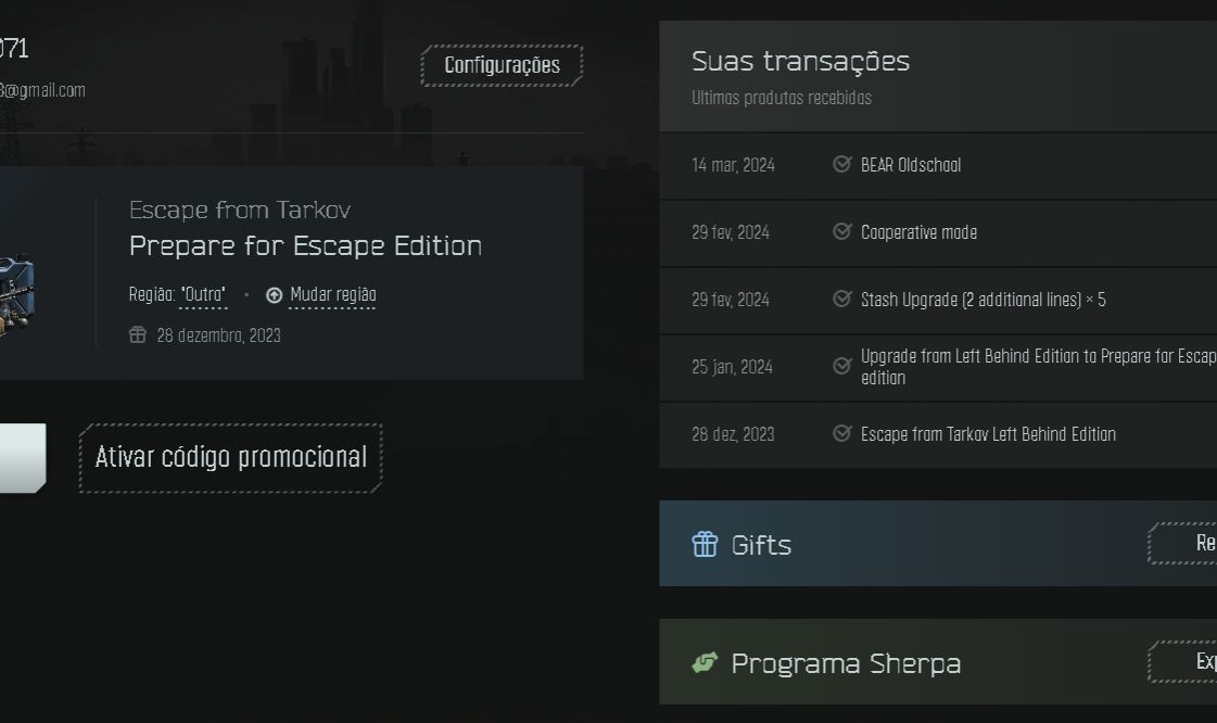 ESCAPE FROM TARKOV PREPARE FOR ESCAPE EDITION + COOPERATIVE MODE + STASH UPGRAD