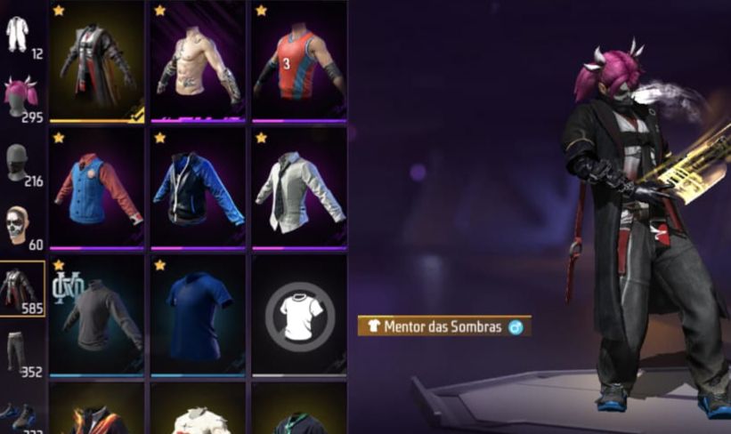 CONTA DE FREE FIRE GEMADA LEVEL 75