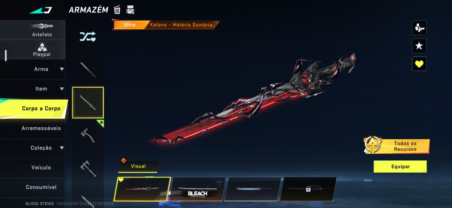 (Pra sair rapido) conta blood-strike, 5 eternas, 5 passes, Conta via netease