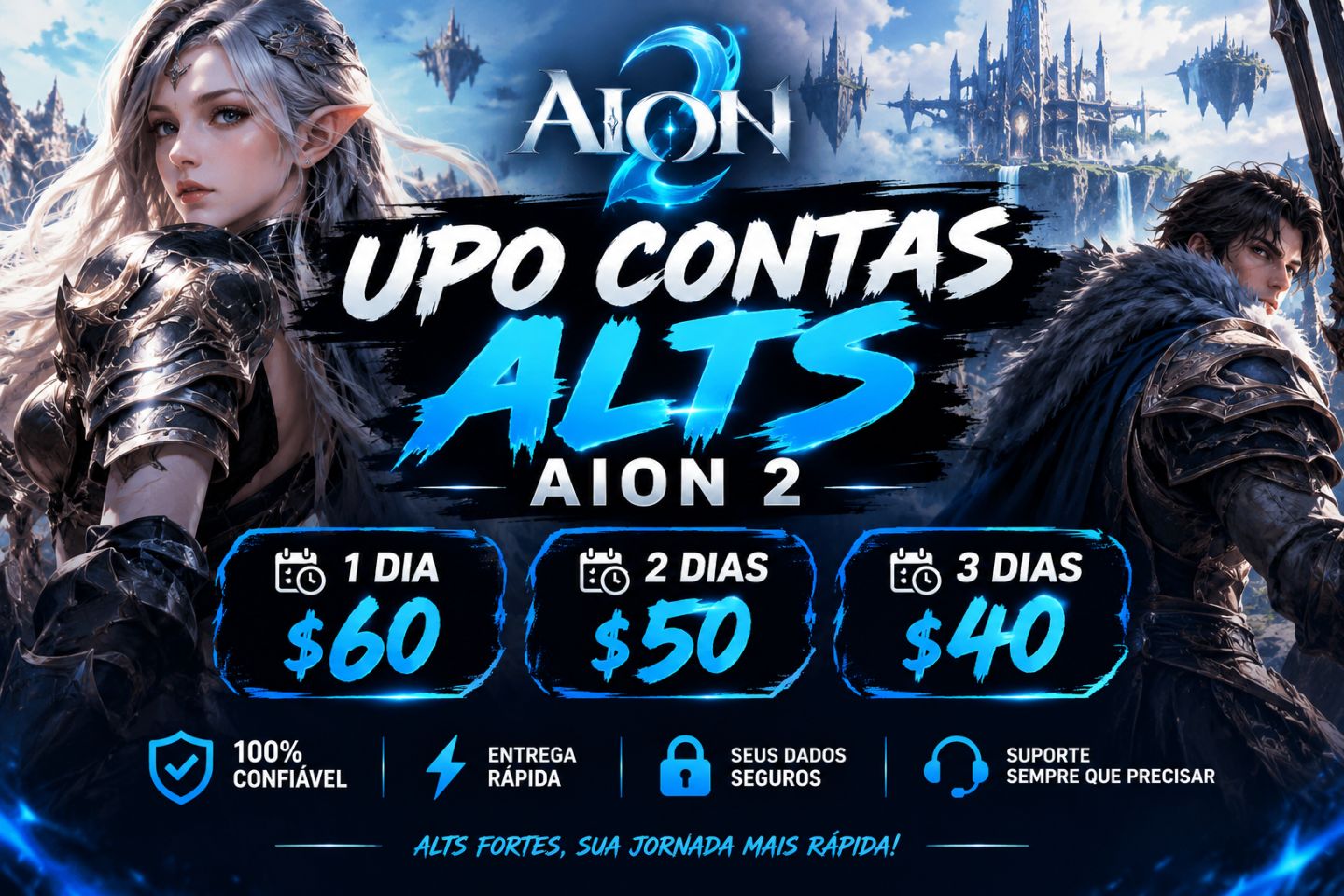 Upo sua conta alt Aion 2