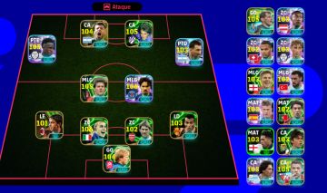 CONTA eFootball Mobile | Força 3211 | Elenco 105/106 | Muitas Cartas Especiais