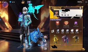 CONTA FREE FIRE MUITO RARA