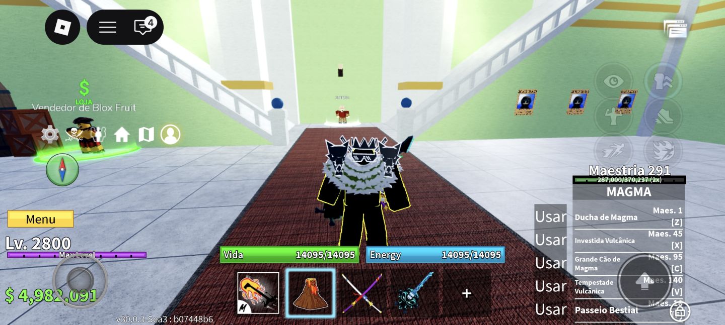 Minha conta com gamepass